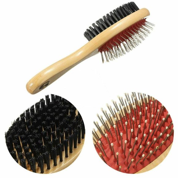 Heavy Duty Toe NAIL CLIPPERS AND Double Side Bristle Dog Cat Hair Grooming Brush - Picture 10 of 10